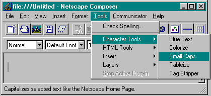 Composer window showing name, category, and hint